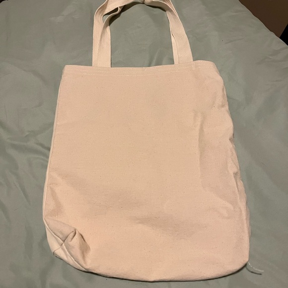 Lavender Print Canvas Tote Bag - Picture 3 of 3